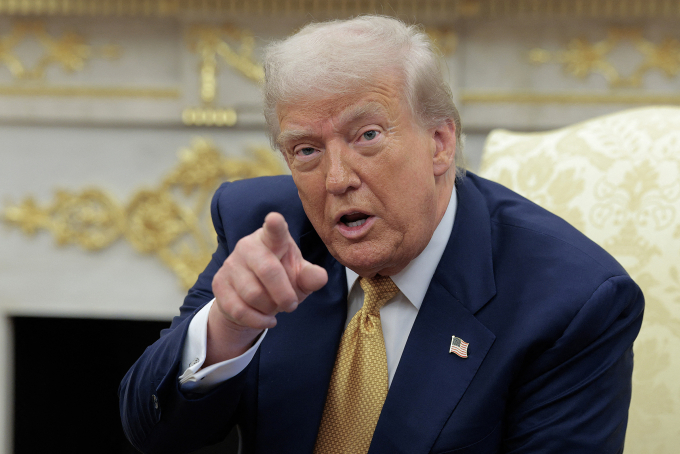 Tổng thống Donald Trump tại Nhà Trắng, ngày 22/7. Ảnh: AFP