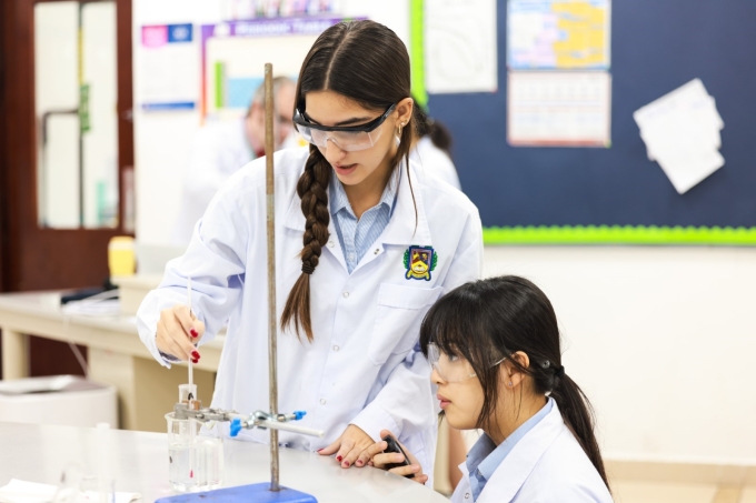 Với chương trình IB, BIS Hà Nội định hướng học sinh phát triển toàn diện. Ảnh: BIS Hà Nội