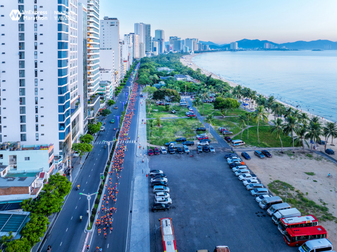 Runner thi đấu tại VM Nha Trang 2024. Ảnh: VM
