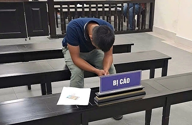 Anh Trịnh Hồng Phong tại tòa hôm 30/7.