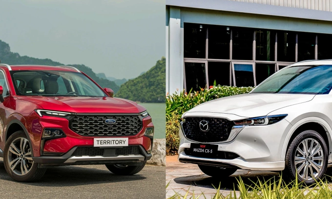 Territory và CX-5 tại Việt Nam. Ảnh: FVN, Thaco