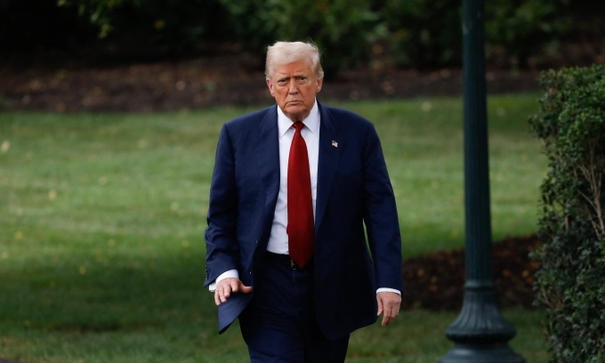 Tổng thống Trump tại Nhà Trắng hôm 1/8. Ảnh: AFP