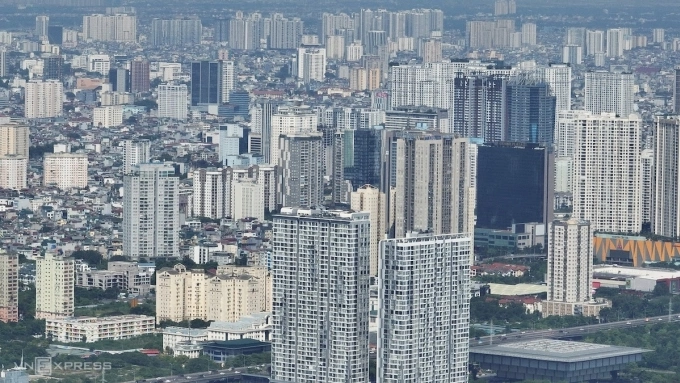 Một dãy tòa chung cư cũ tại trung tâm Hà Nội. Ảnh: Ngọc Thành