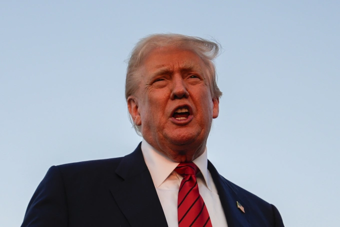 Tổng thống Mỹ Donald Trump tại Allentown, Pennsylvania, ngày 3/8. Ảnh: AP