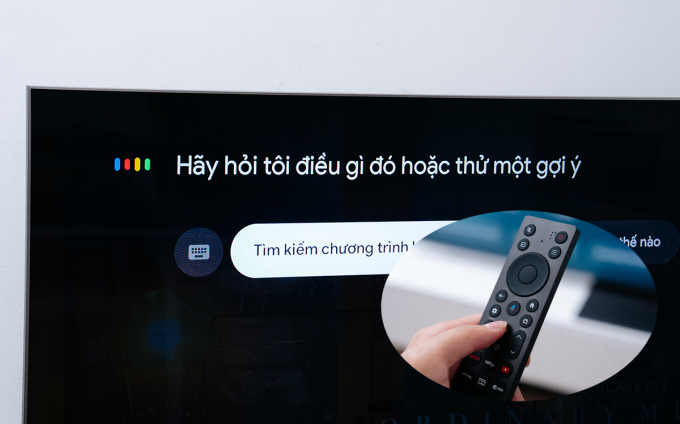 Điểm mạnh nhất trên Google TV là trợ lý ảo tiếng Việt. Ảnh: Tuấn Hưng