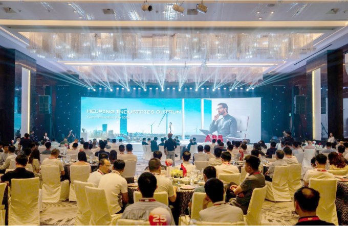 Không gian sự kiện do ABB Việt Nam tổ chức. Ảnh: ABB