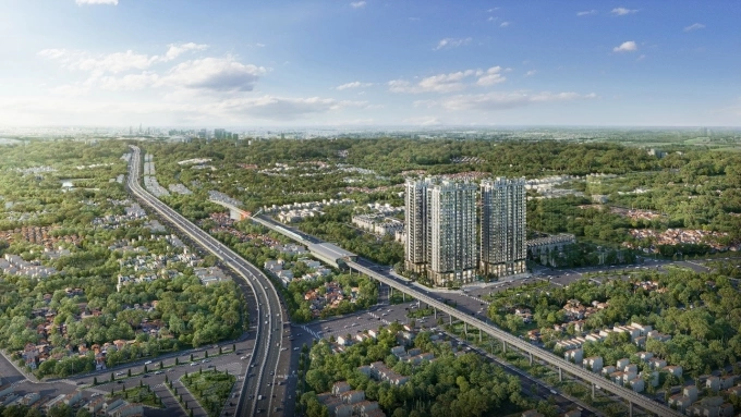 Jade Square được bao quanh bởi các tuyến đường chính. Ảnh: JS
