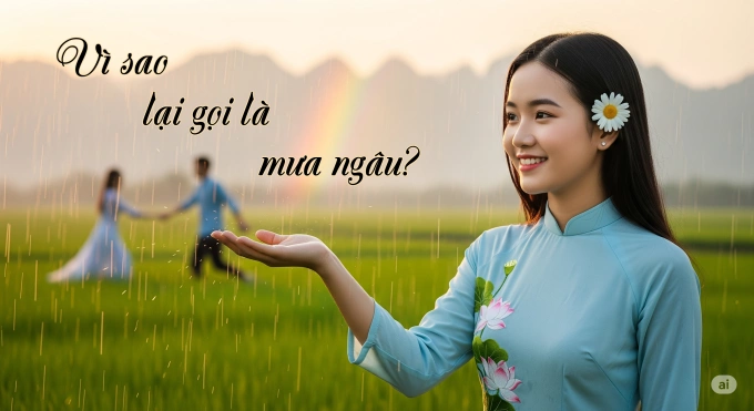 Vì sao lại gọi là mưa ngâu?