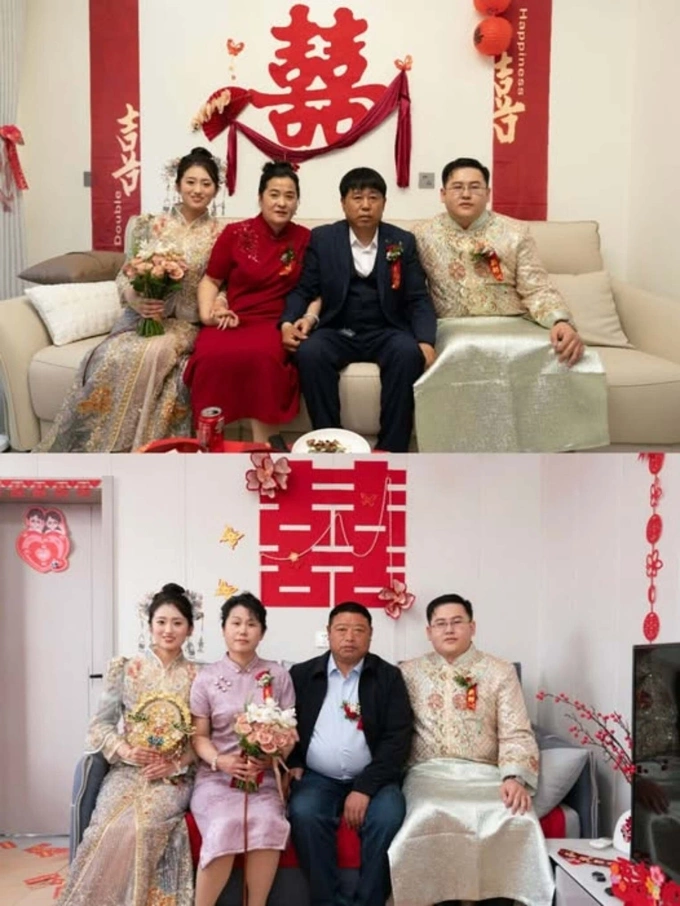 Đố bạn phân biệt được đâu là gia đình nhà chú rể và nhà cô dâu