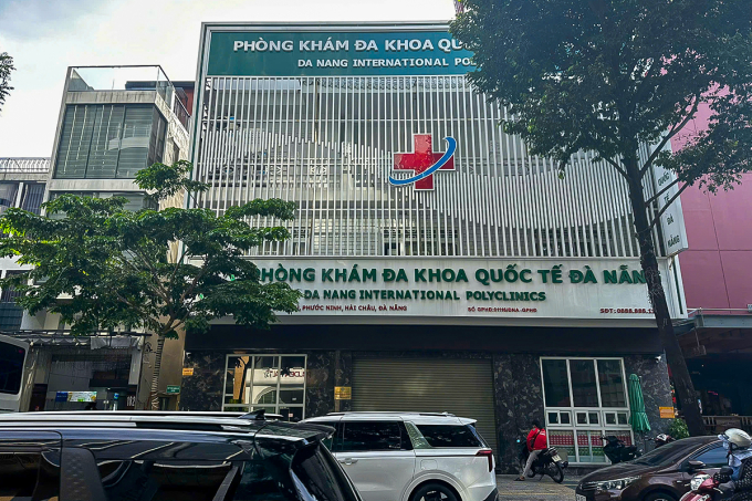 Trụ sở Phòng khám Đa khoa quốc tế Đà Nẵng. Ảnh: Tú Anh