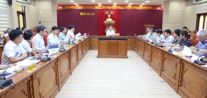 Quang cảnh phiên họp ngày 5/8 tại Gia Lai. Ảnh: UBND tỉnh Gia Lai