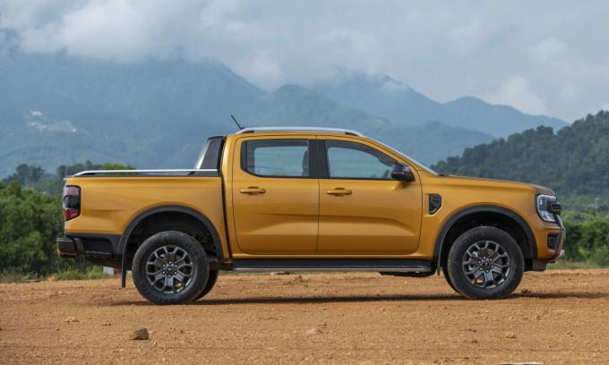 Phiên bản Wildtrak của Ford Ranger lăn bánh tại Việt Nam. Ảnh: FVN