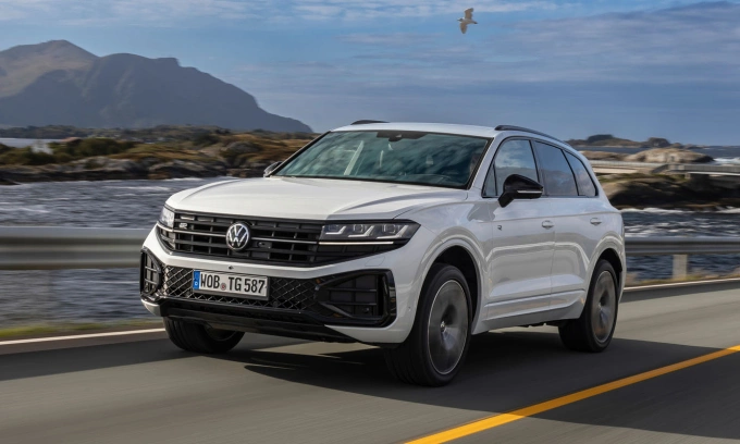 Touareg bản nâng cấp giữa chu kỳ tại châu Âu. Ảnh: VW