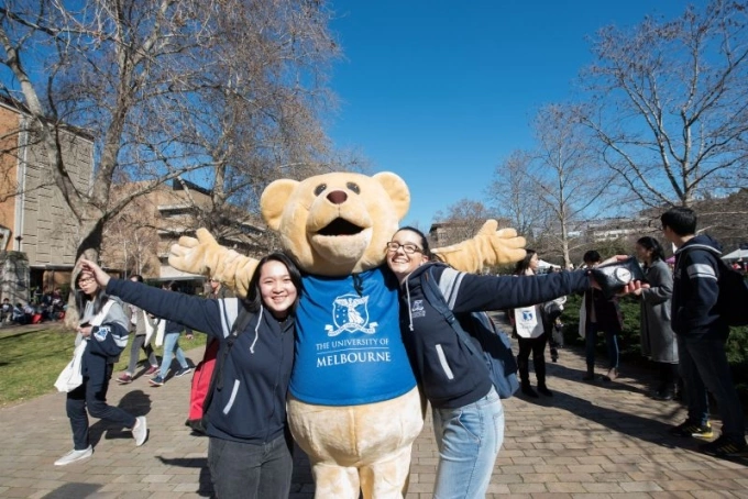Sinh viên Đại học Melbourne, Australia. Ảnh: University of Melbourne