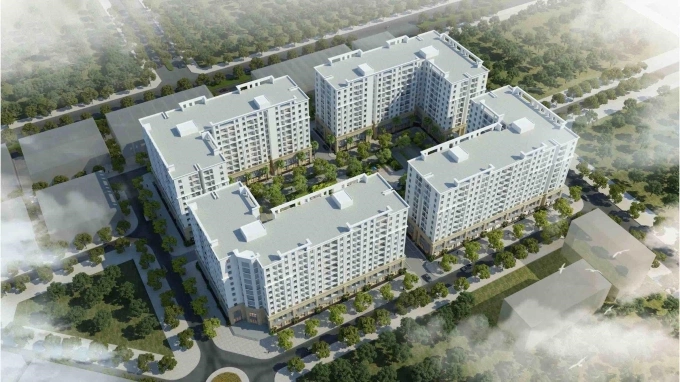 Phối cảnh dự án nhà ở xã hội FLC Hà Khánh. Ảnh: