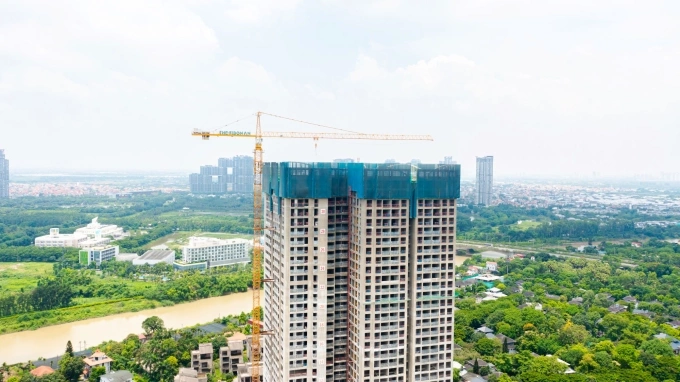 The Fibonan đã cất nóc và đang tiến gần tới mốc bàn giao quý I/2026.