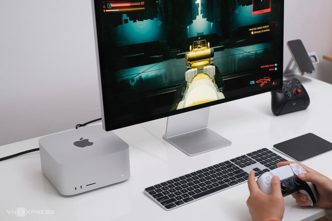 Mac Studio với cấu hình chip M4 Max, 128 GB RAM giá gần 100 triệu đồng. Ảnh: Tuấn Hưng