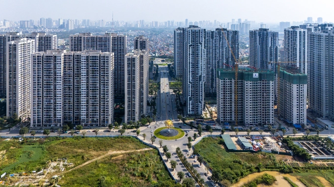 Chung cư cao cấp phía tây Hà Nội tháng 11/2024. Ảnh: Giang Huy