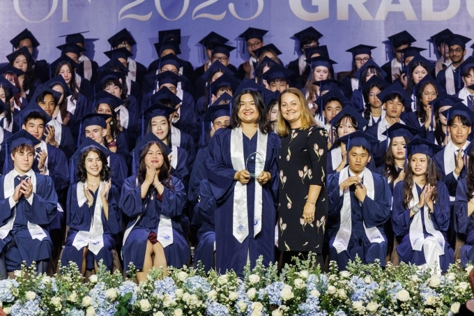 Học sinh ISHCMC tốt nghiệp niên khóa 2025. Ảnh: ISHCMC