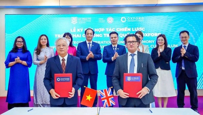 Hệ thống Giáo dục Lý Thái Tổ trở thành đối tác chiến lược triển khai Chương trình Quốc tế Oxford (OIC) tại Việt Nam. Ảnh: Hệ thống Giáo dục Lý Thái Tổ