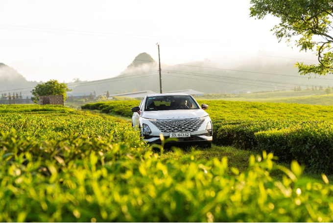 Omoda C5 trong một chuyến trải nghiệm. Ảnh: O&J Việt Nam