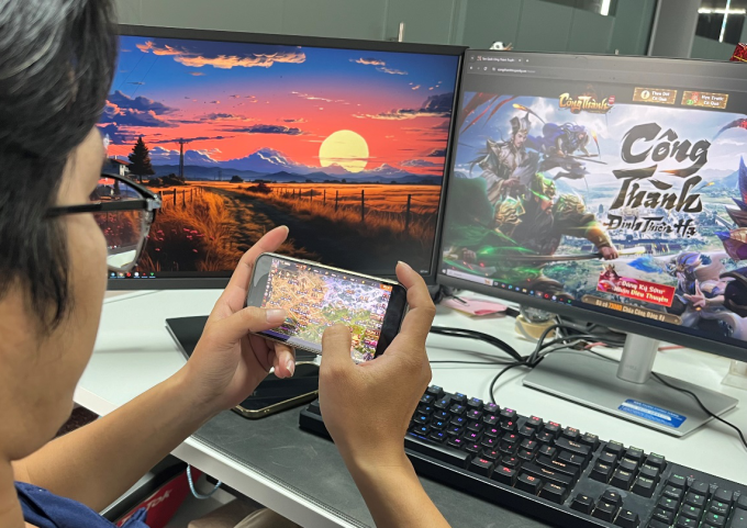Game thủ trải nghiệm sớm trò chơi. Ảnh: AceGame