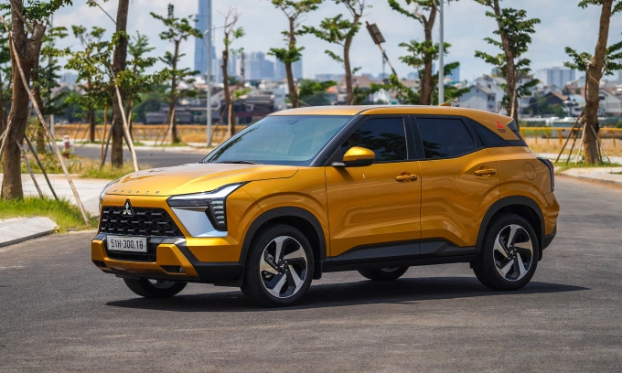 Một mẫu Xforce bản Premium lăn bánh tại TP HCM. Ảnh: Phạm Trung
