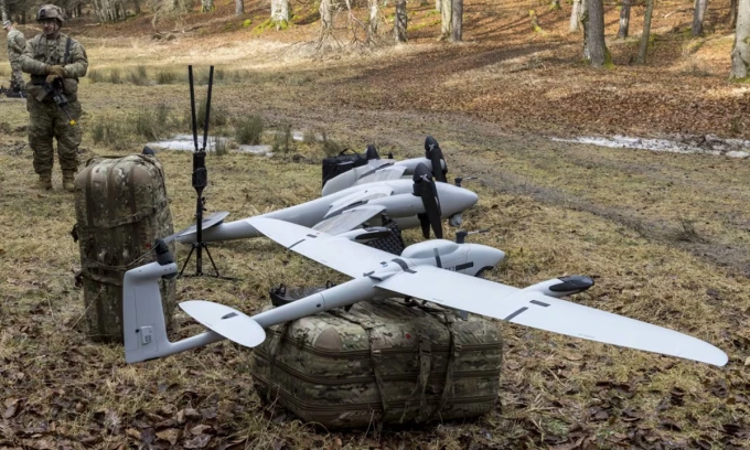 UAV Vector trong bức ảnh đăng hồi tháng 4. Ảnh: WSJ