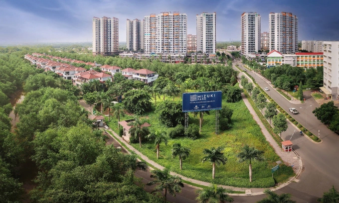 Toàn cảnh đô thị Mizuki Park. Ảnh: Nam Long