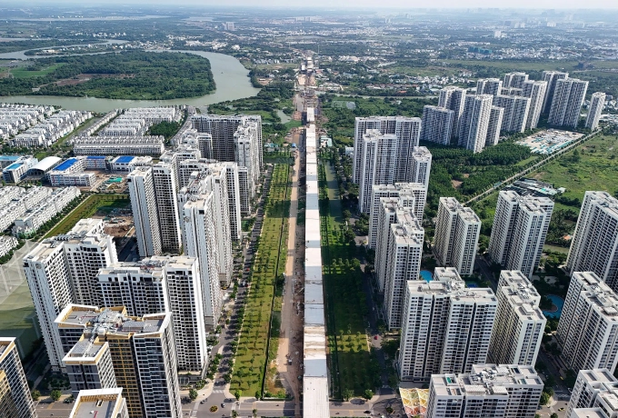 Đoạn đường trên cao Vành đai 3 qua Thủ Đức, TP HCM, tháng 6/2025. Ảnh: Quỳnh Trần
