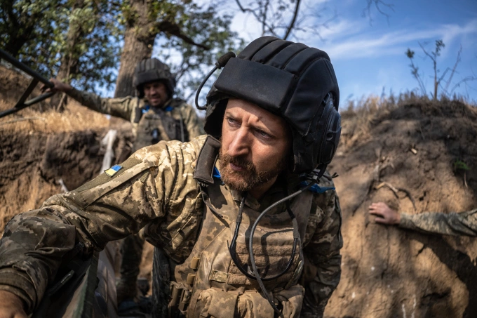 Binh sĩ Ukraine tại tỉnh Kherson ngày 8/8. Ảnh: AFP