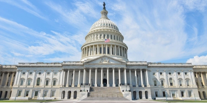 Tòa nhà quốc hội Mỹ ở Washington. Ảnh: Quốc hội Mỹ