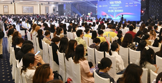 Không khí tại sự kiện VUS Tesol. Ảnh: VUS