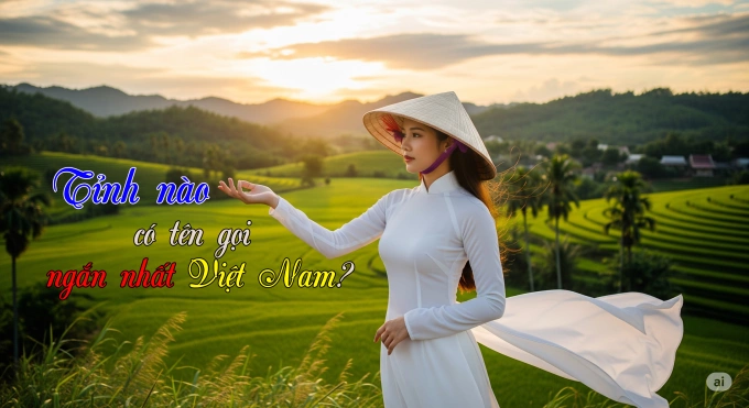 Tỉnh nào có tên gọi ngắn nhất Việt Nam? Ảnh minh họa.