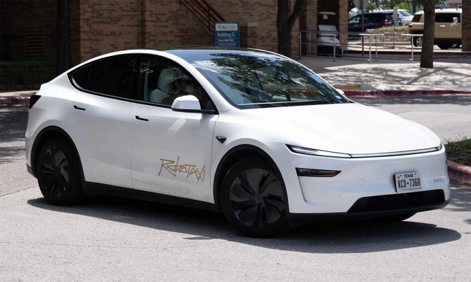 Robotaxi của Tesla ở Texas, Mỹ. Ảnh: Road to Autonomy