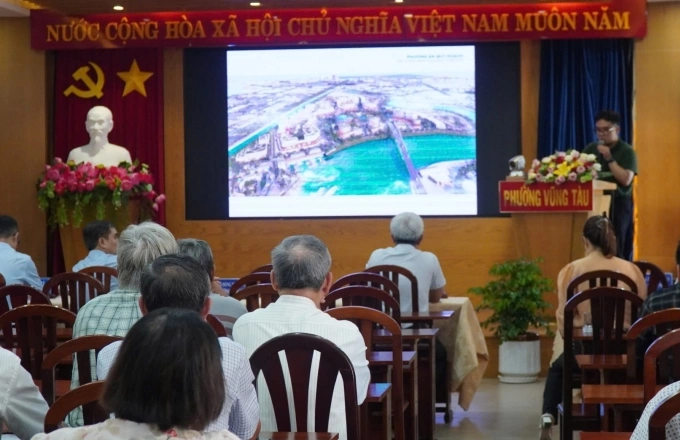 Lễ công bố đồ án quy hoạch đô thị. Ảnh: Giang Ngọc
