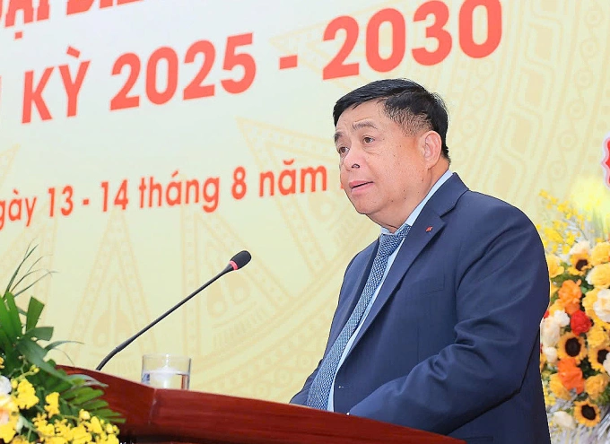 Phó thủ tướng Nguyễn Chí Dũng phát biểu chỉ đạo Đại hội. Ảnh: Hoàng Hiếu