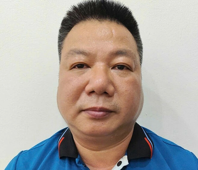 Bùi Trường Sơn tại cơ quan điều tra. Ảnh: Công an cung cấp