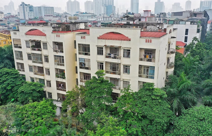 Một khu nhà công vụ ở trung tâm Hà Nội. Ảnh: Giang Huy
