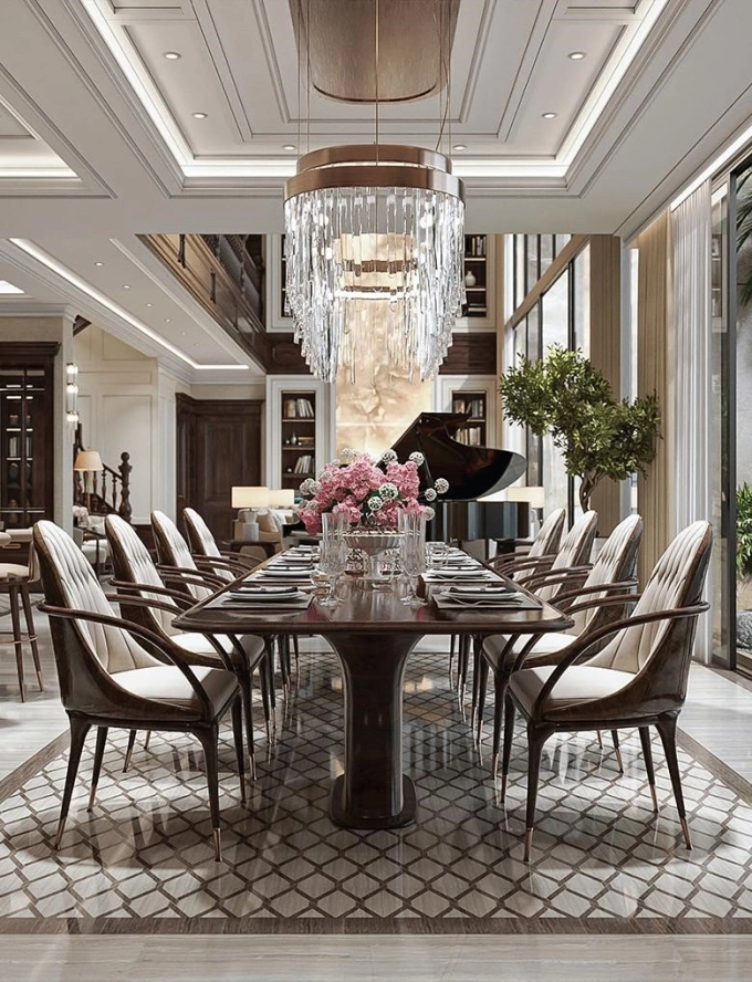 Căn Sky Villa A2.12-09 sở hữu bể bơi và sân vườn riêng cùng sảnh đón và thang máy riêng biệt, cá nhân hóa nội thất với các gói thiết kế từ thương hiệu xa xỉ. Ảnh: Sunshine Group