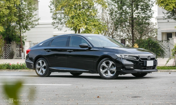 Hond Accord là xe duy nhất phân khúc tăng trưởng doanh số trong tháng 7. Ảnh: Lương Dũng