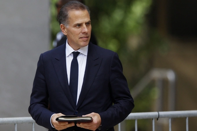 Hunter Biden tại thành phố Wilmington, bang Delaware tháng 6/2024. Ảnh: AFP