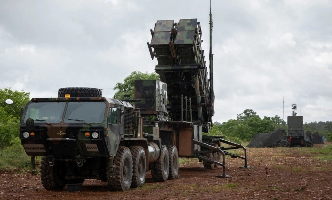 Khẩu đội Patriot Mỹ triển khai ở Croatia năm 2021. Ảnh: US Army