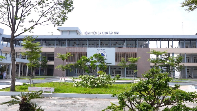 Bệnh viện Đa khoa Tây Ninh, phường Tân Ninh. Ảnh: Nam An