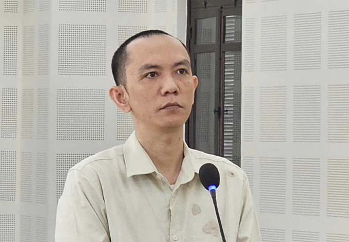 Bị cáo Thạnh tại tòa. Ảnh: Ngọc Hoa