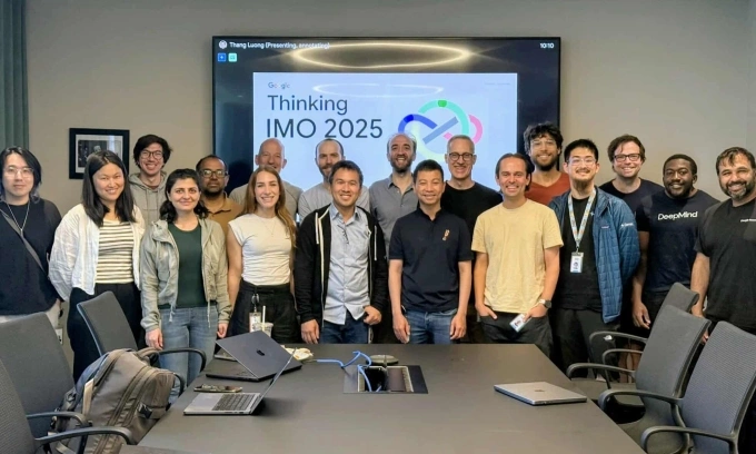 Đội ngũ phát triển AI Deep Think của Google. Ảnh: NVCC