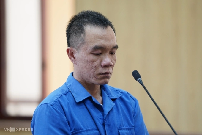 Dương Hữu Trí tại tòa. Ảnh: Trường Hà