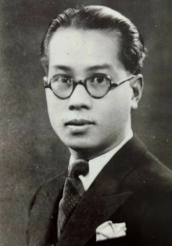 Chân dung GS Ngụy Như Kontum năm 1939. Ảnh: Gia đình cung cấp