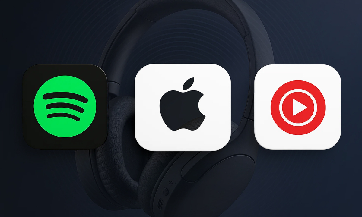 So sánh Spotify với Apple Music và YouTube Music