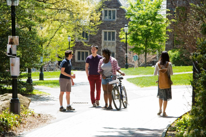 Khuôn viên Đại học Princeton, Mỹ. Ảnh: Princeton University